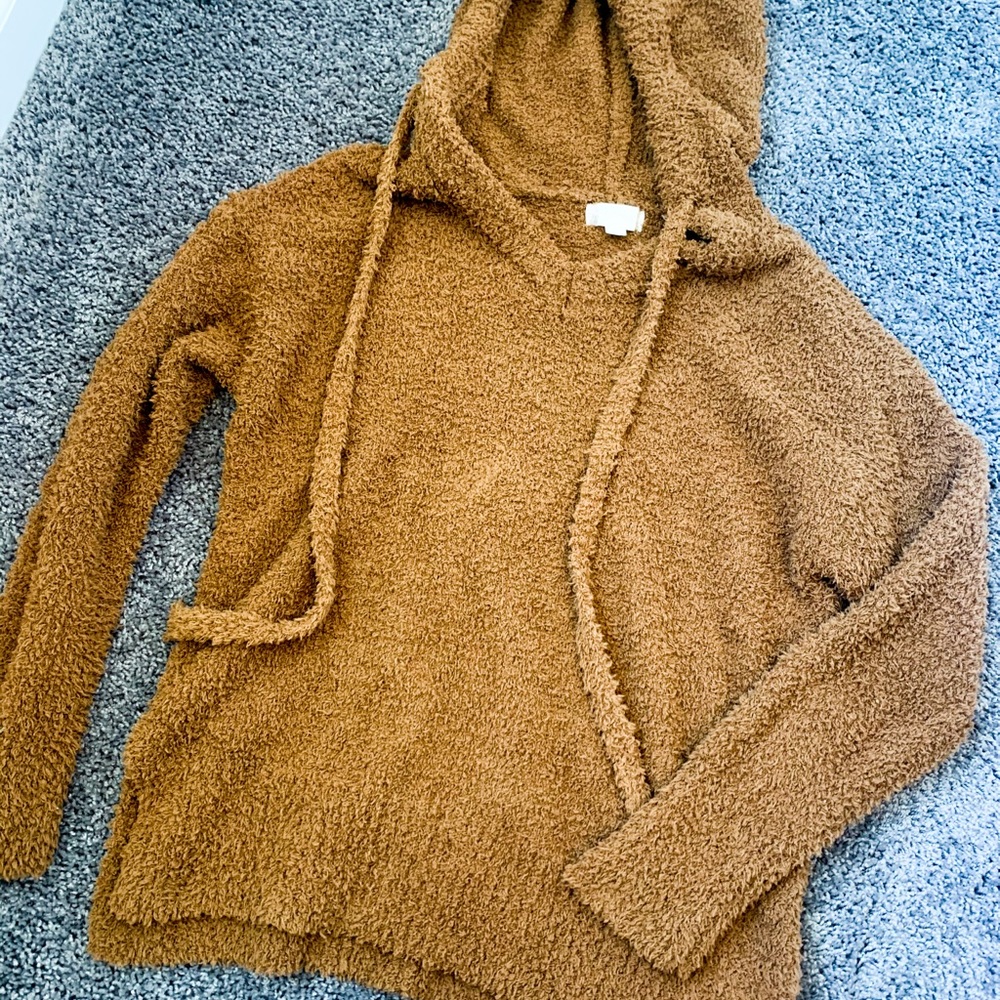 Altar’d State Hooded Fuzzy Pullover Sweater
